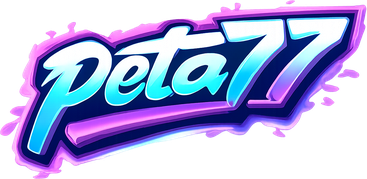 Logo peta77 berwarna hijau